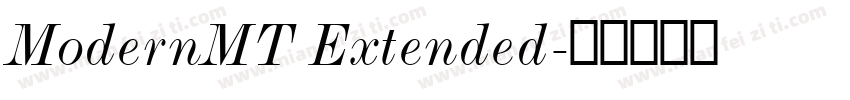 ModernMT Extended字体转换